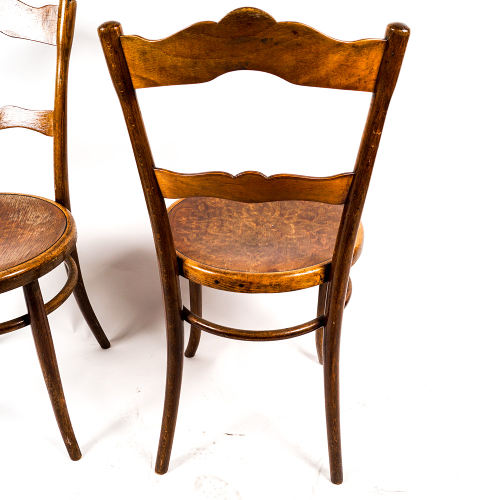 Vintage Fischel Stenciled Bistro Chairs