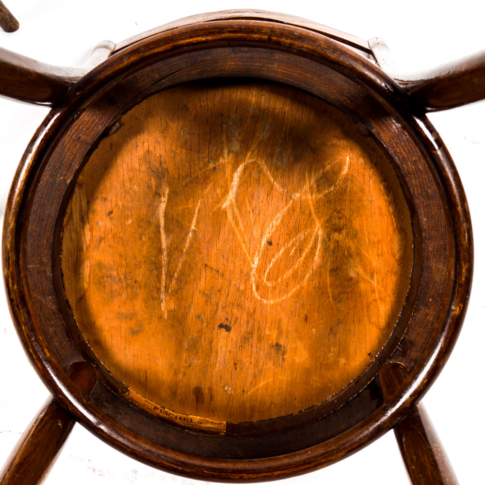 Vintage Fischel Stenciled Bistro Chairs