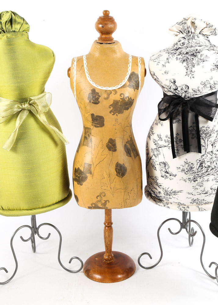 Decorative Tabletop Dress Forms