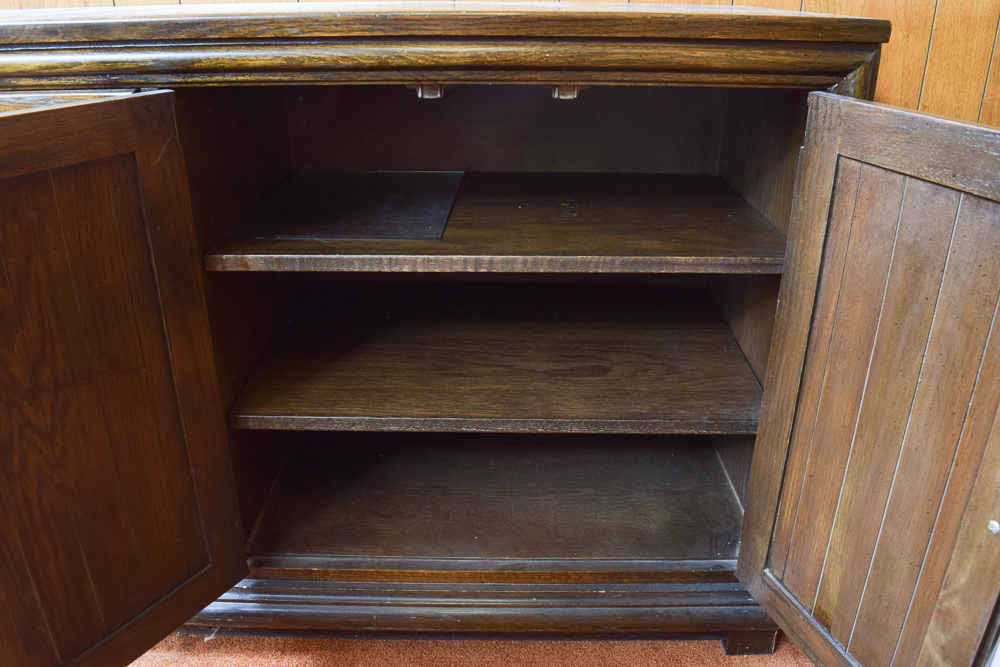 Vintage Drexel Wood Credenza