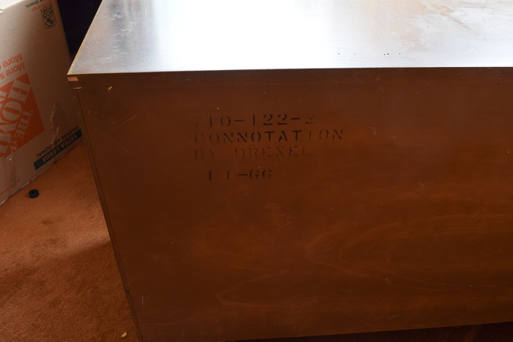 Vintage Drexel Wood Credenza