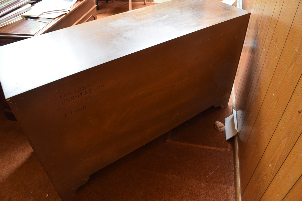 Vintage Drexel Wood Credenza