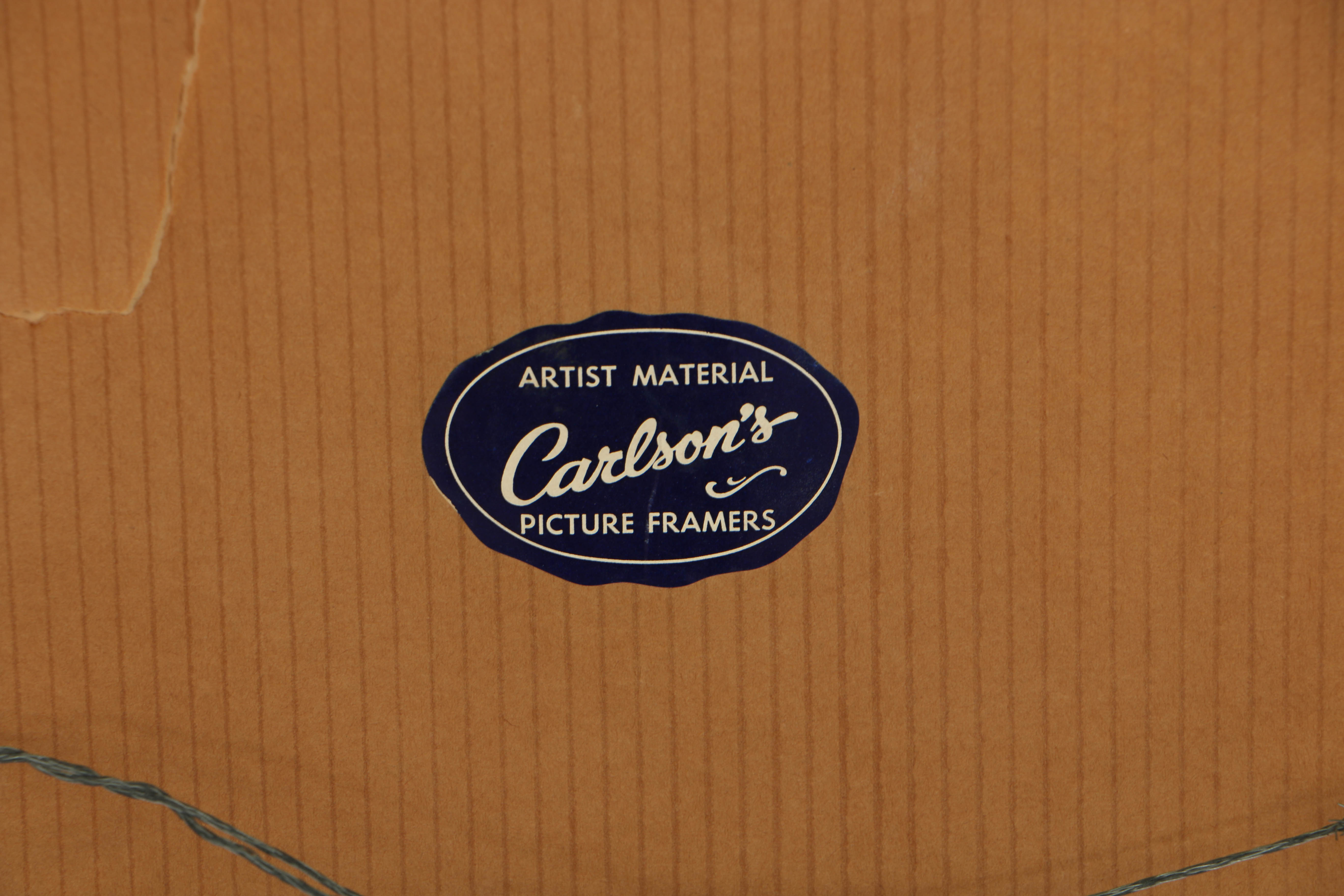 J.S. Yamamoto Watercolor Portrait on Paper of Villager with a Doll