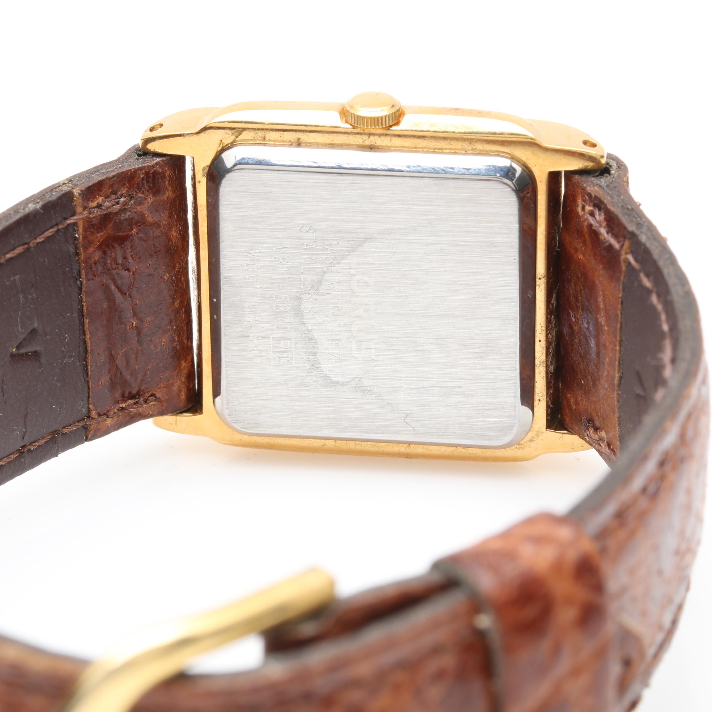 Lorus Disney Mickey Mouse Stainless Steel and Leather Watch