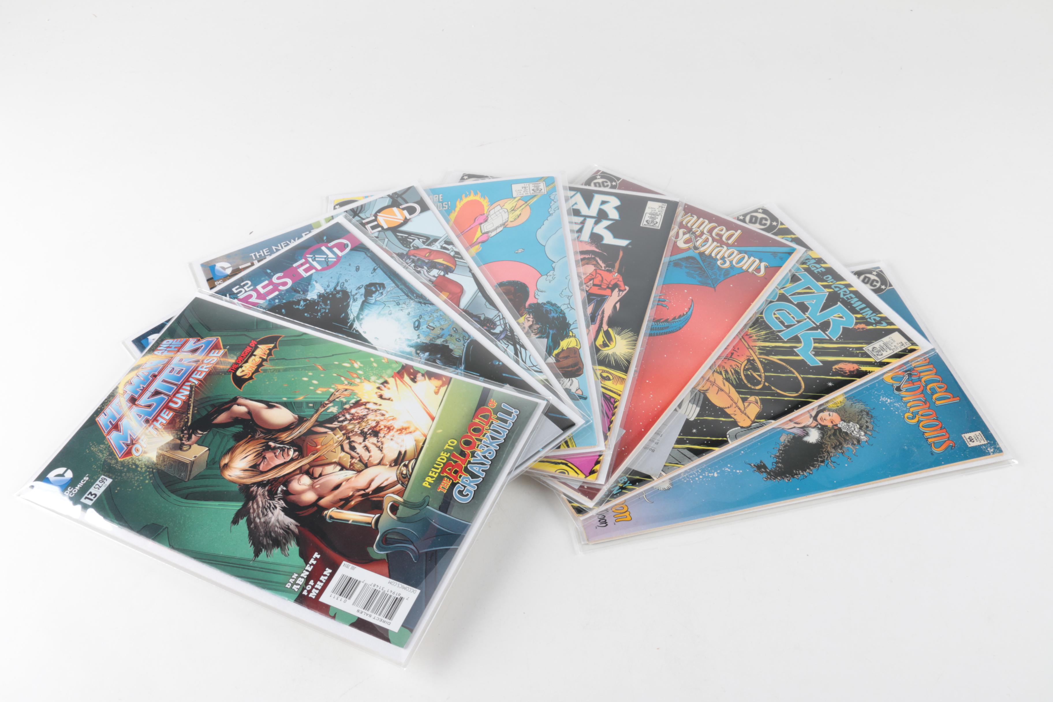 "Star Trek", "Futures End" "He-Man", "Jonah Hex"and "V" DC Comics