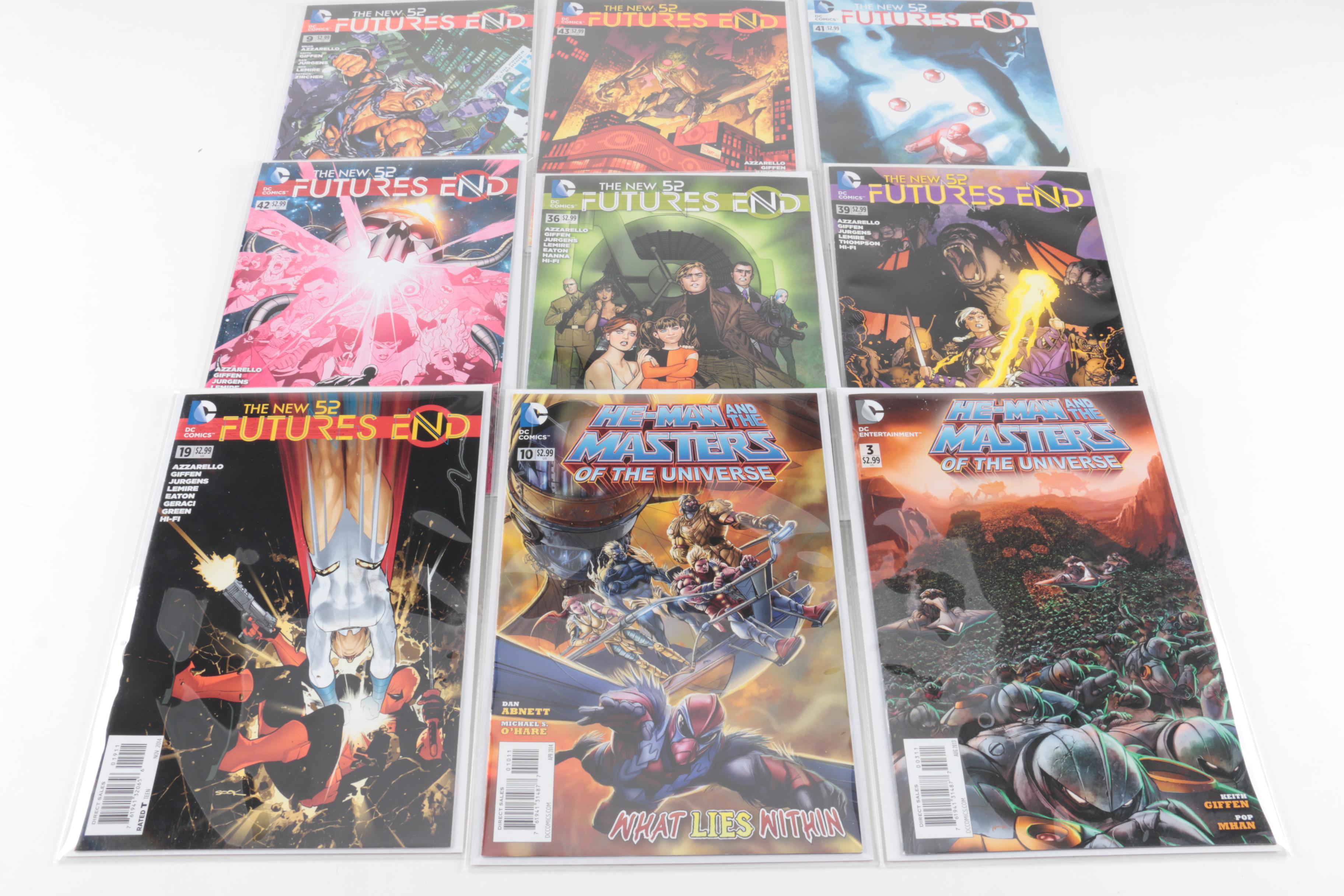 "Star Trek", "Futures End" "He-Man", "Jonah Hex"and "V" DC Comics