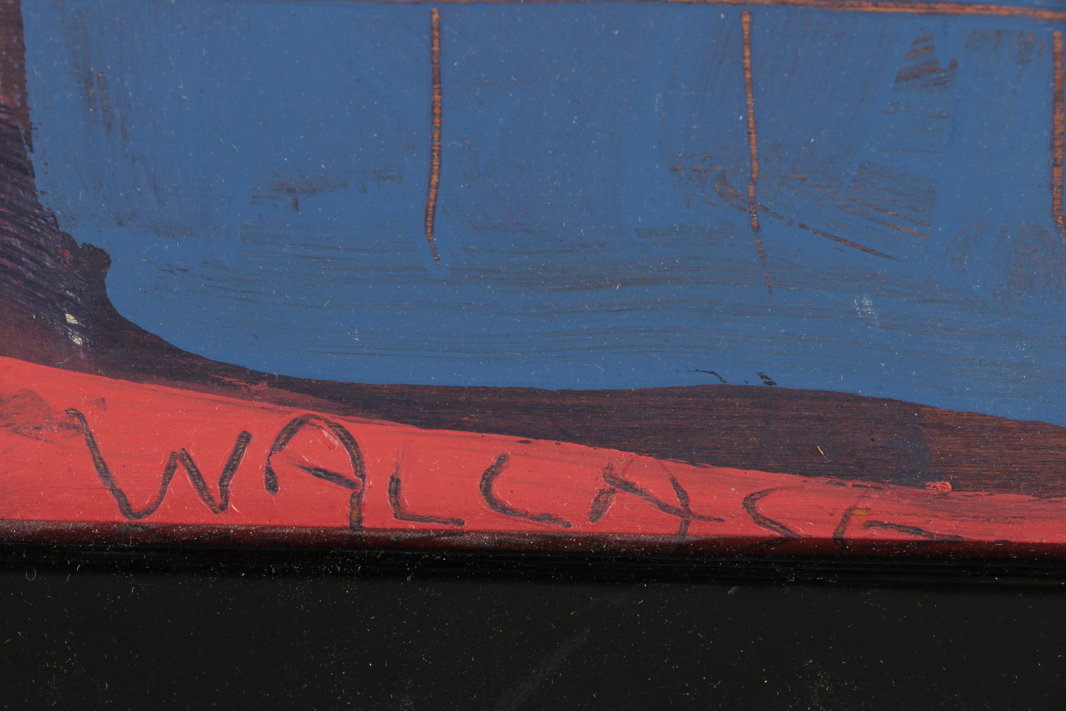 Wallace Oil Painting on Panel "From Memory of 1977"