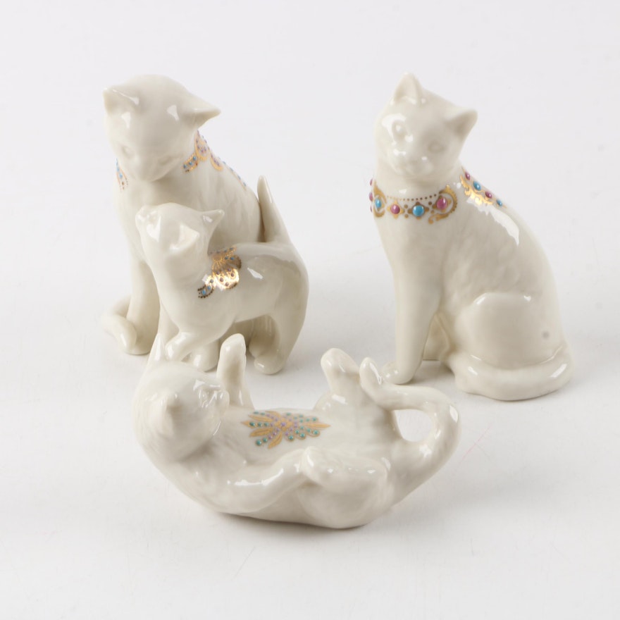 Lenox Jewels Collection Cat Figurines