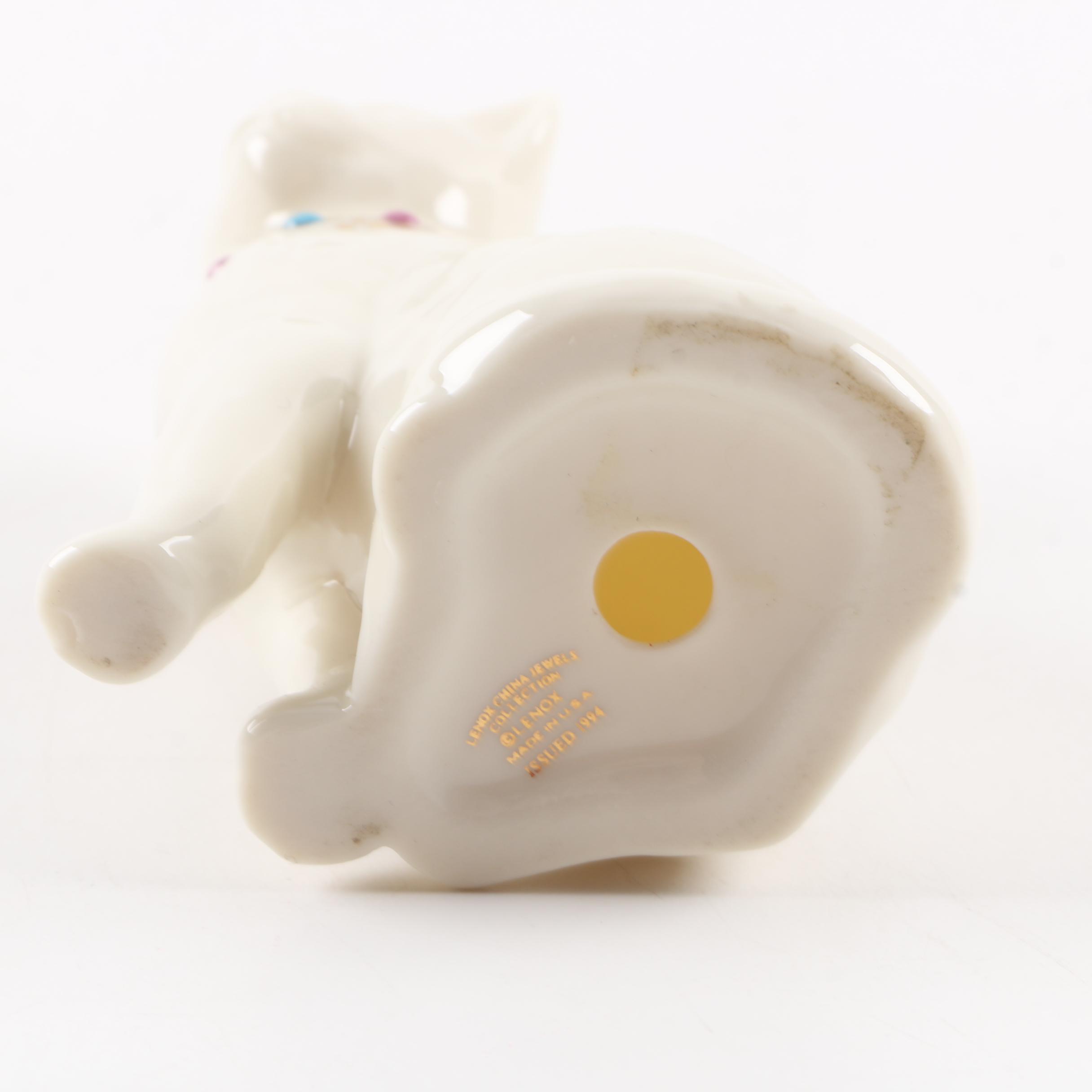Lenox Jewels Collection Cat Figurines