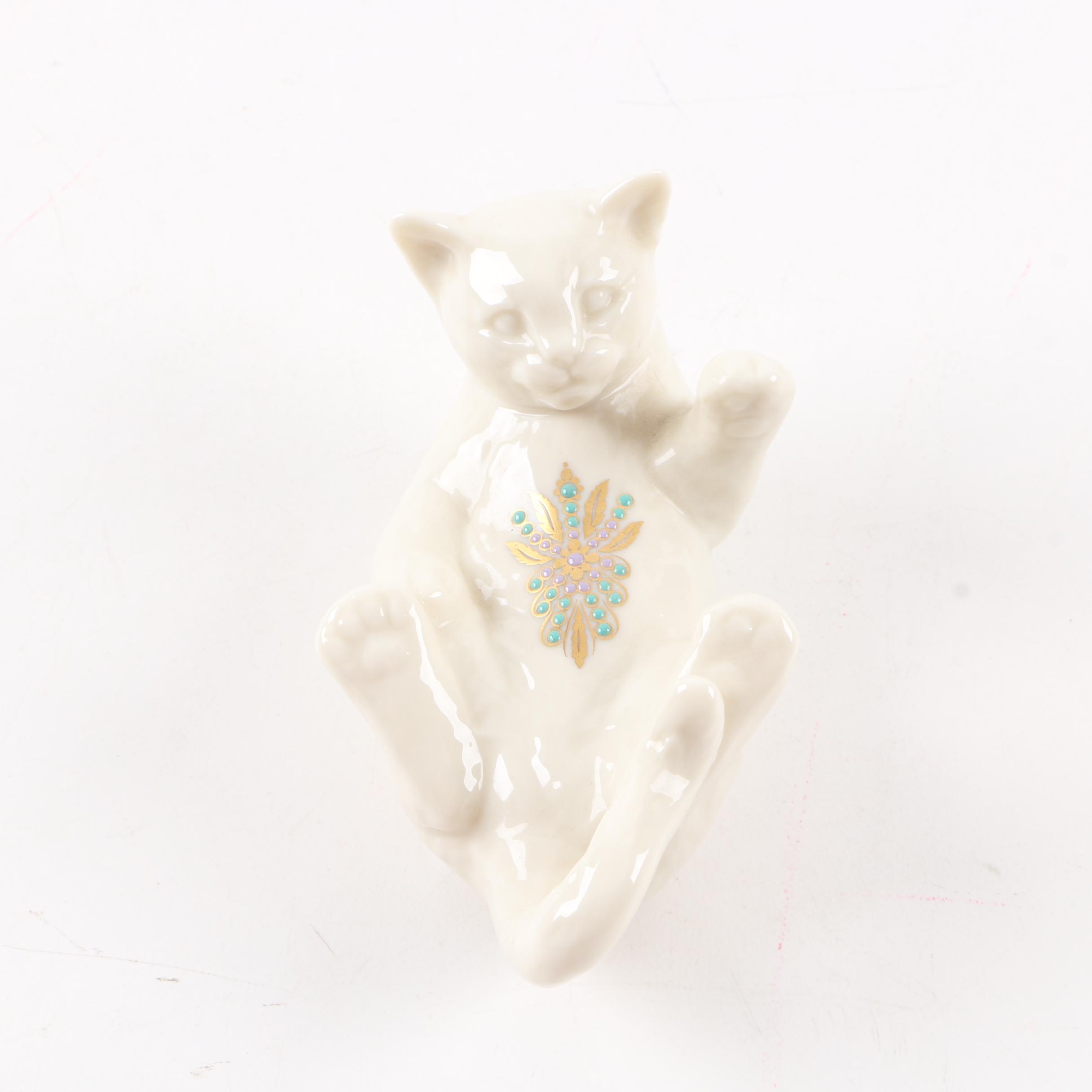 Lenox Jewels Collection Cat Figurines