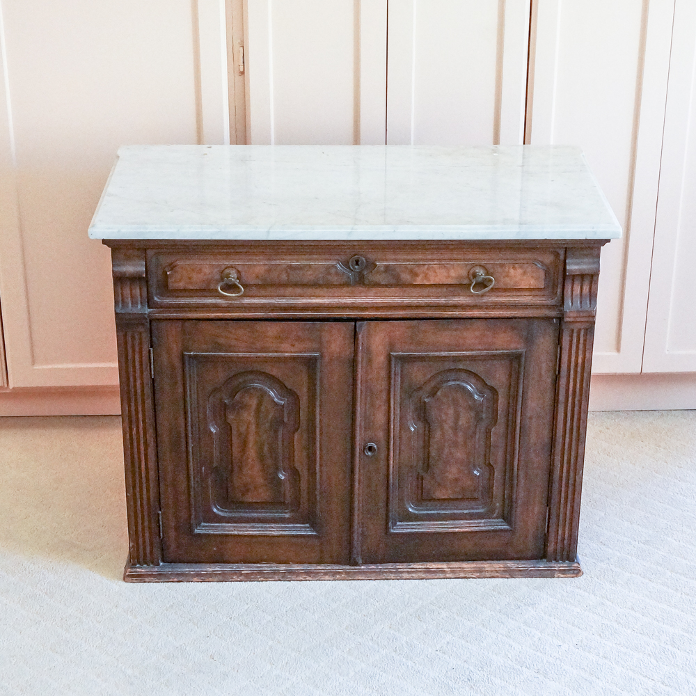 Antique Victorian Marble Top Wash Stand