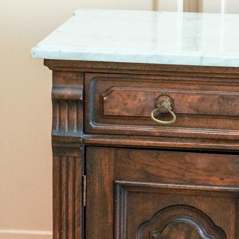 Antique Victorian Marble Top Wash Stand