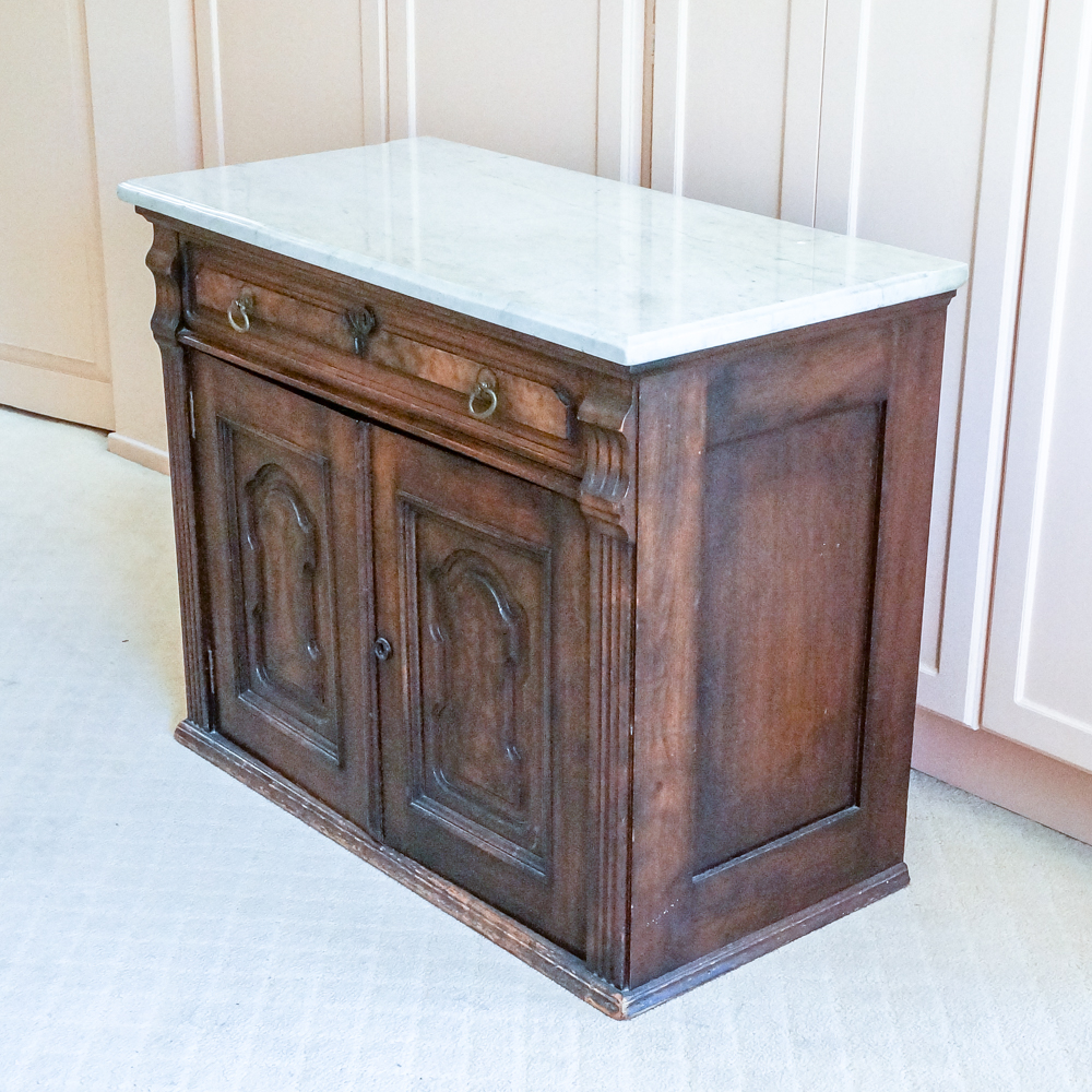 Antique Victorian Marble Top Wash Stand