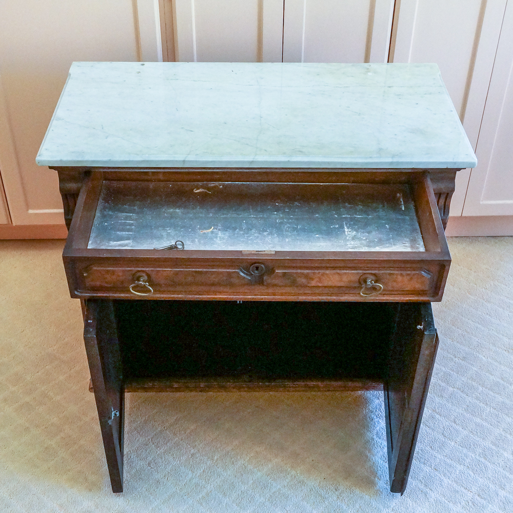 Antique Victorian Marble Top Wash Stand