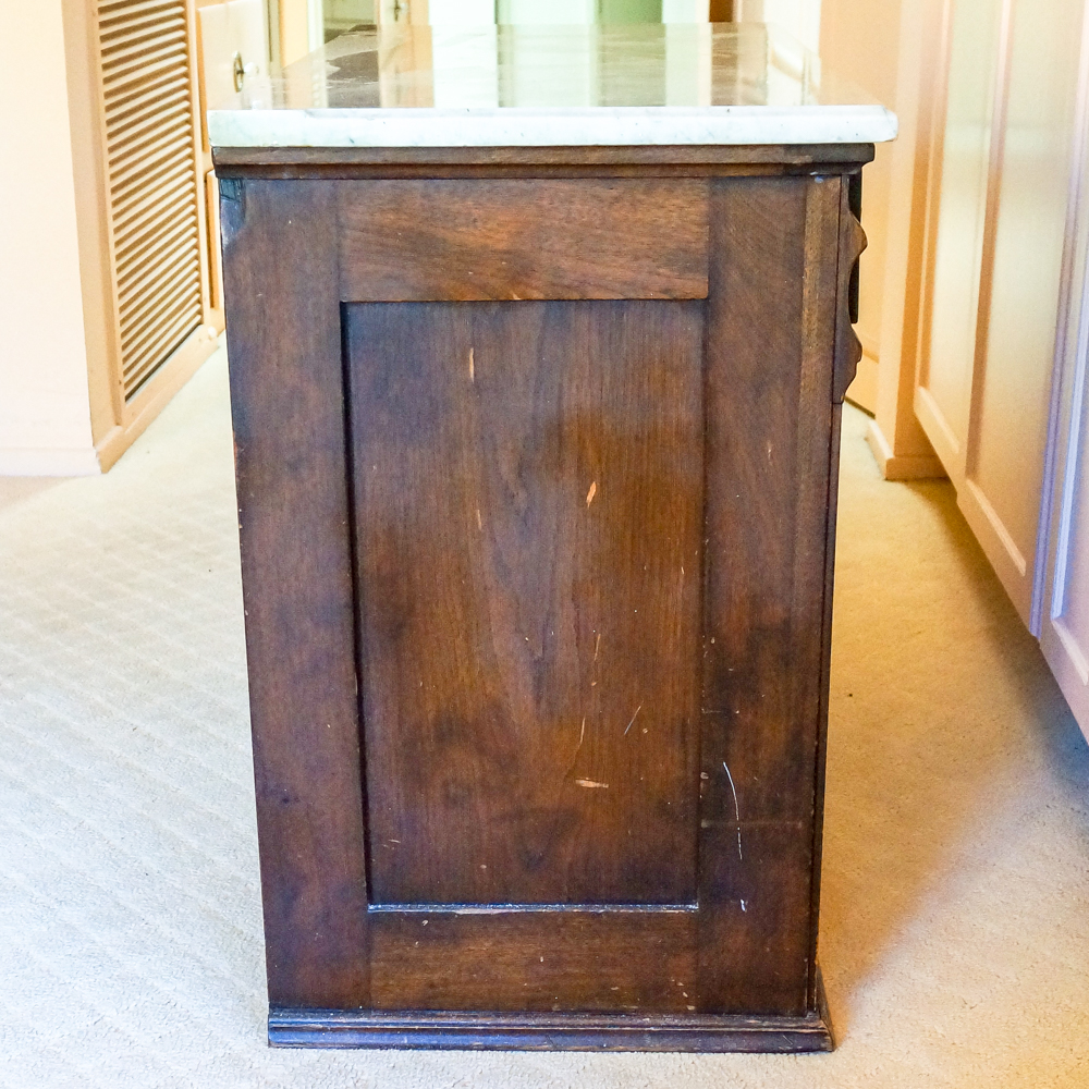 Antique Victorian Marble Top Wash Stand