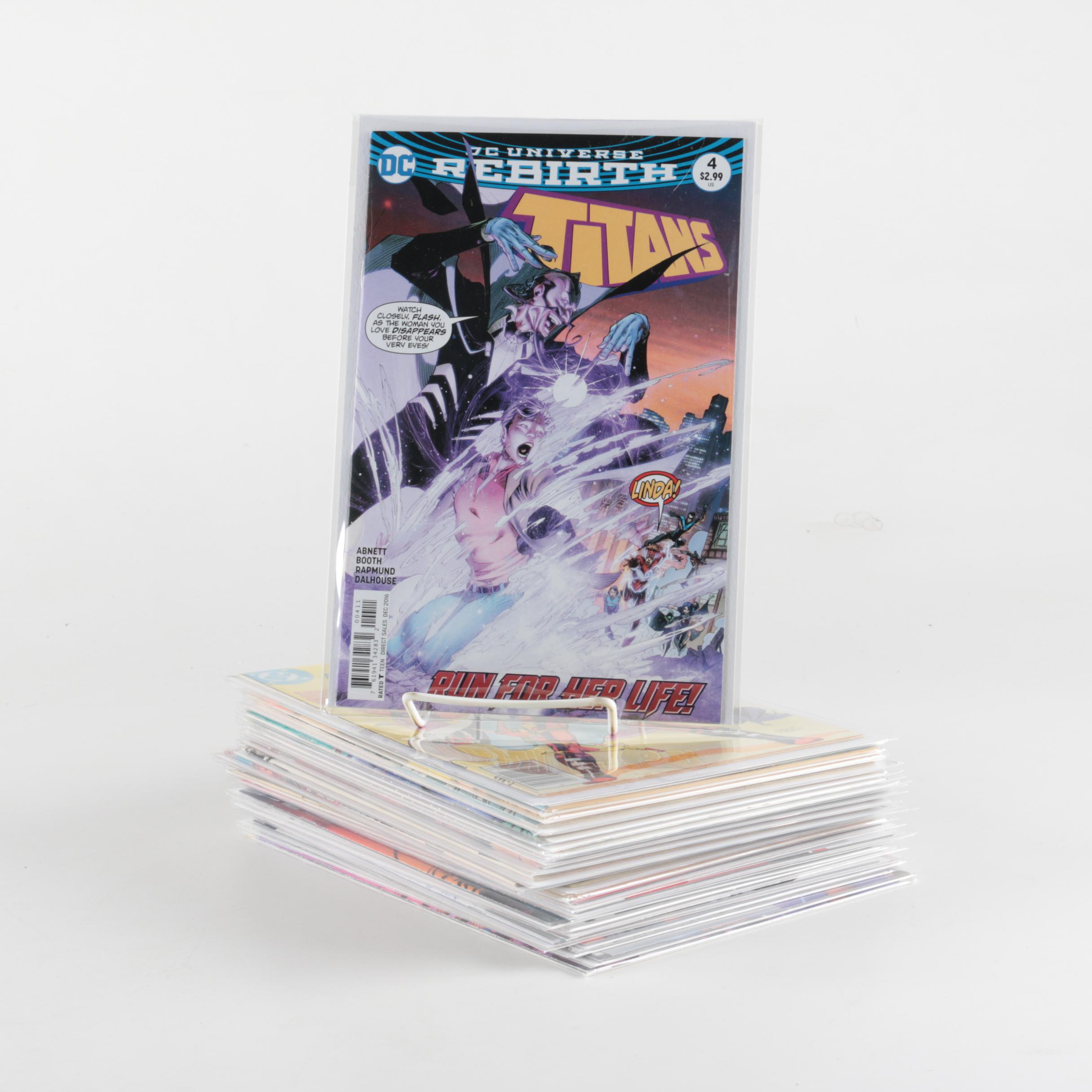 DC Comic Books Featuring "New Teen Titans" and "Cyborg"