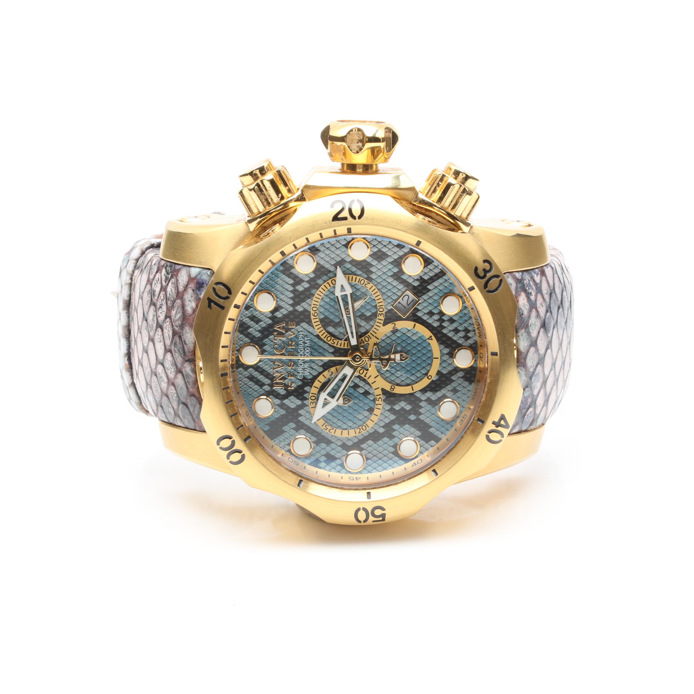 Invicta Stainless Steel "Reserve Collection" Chronograph Watch