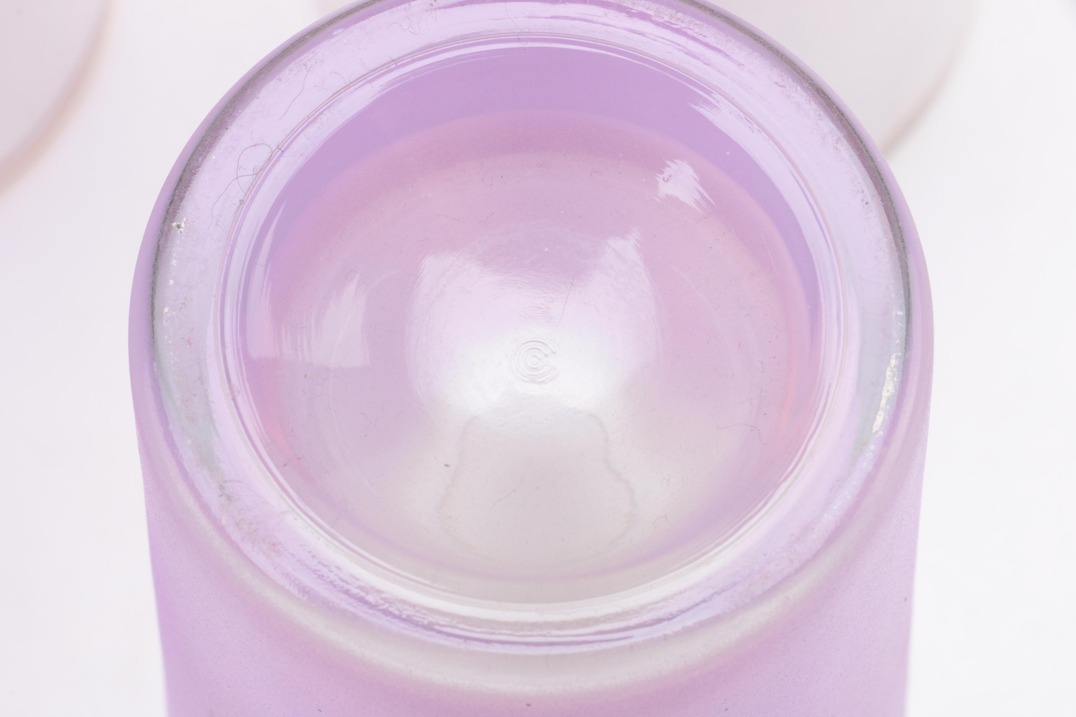 Vintage Blendo Purple Pitcher and Glasses Set