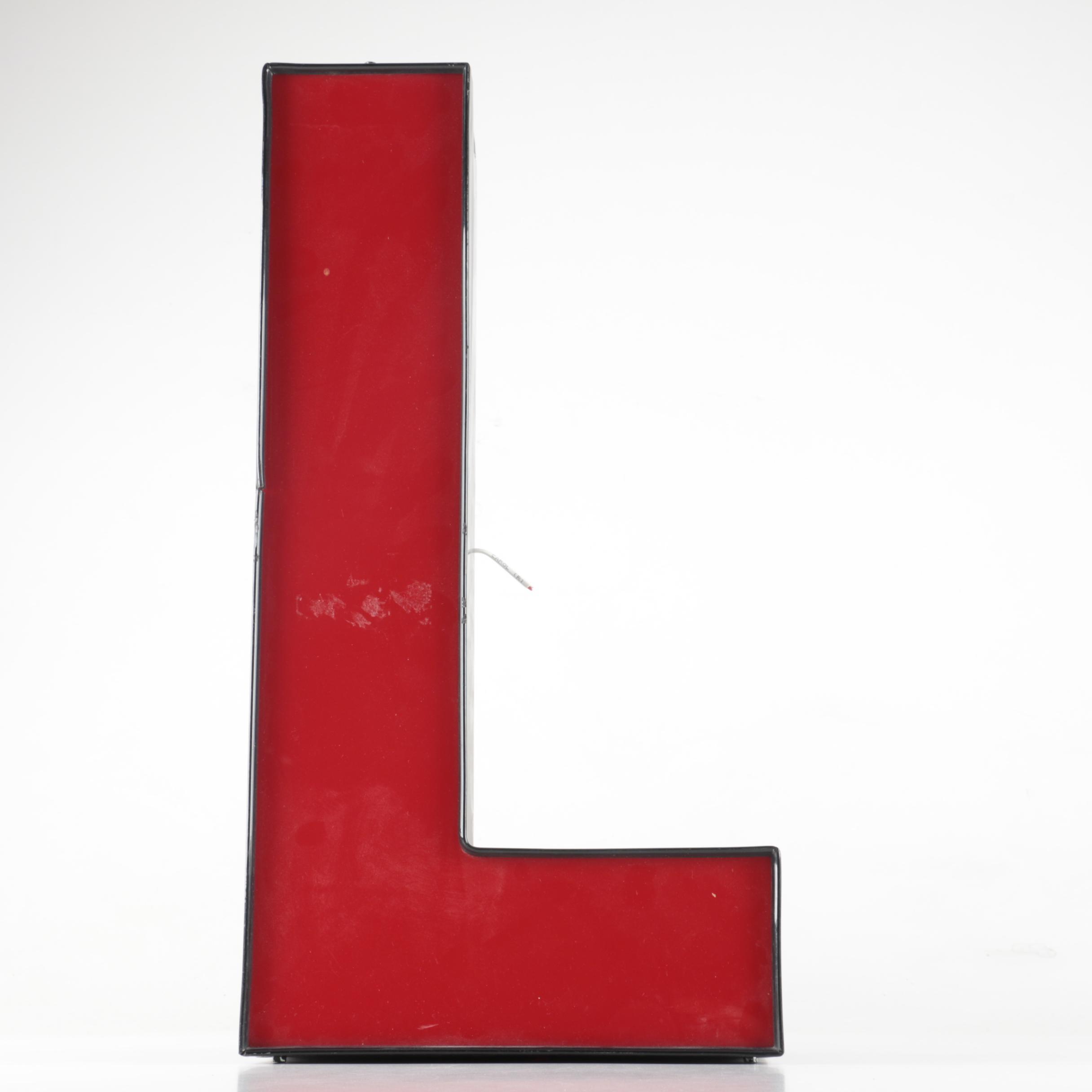 Metal Letter "L"