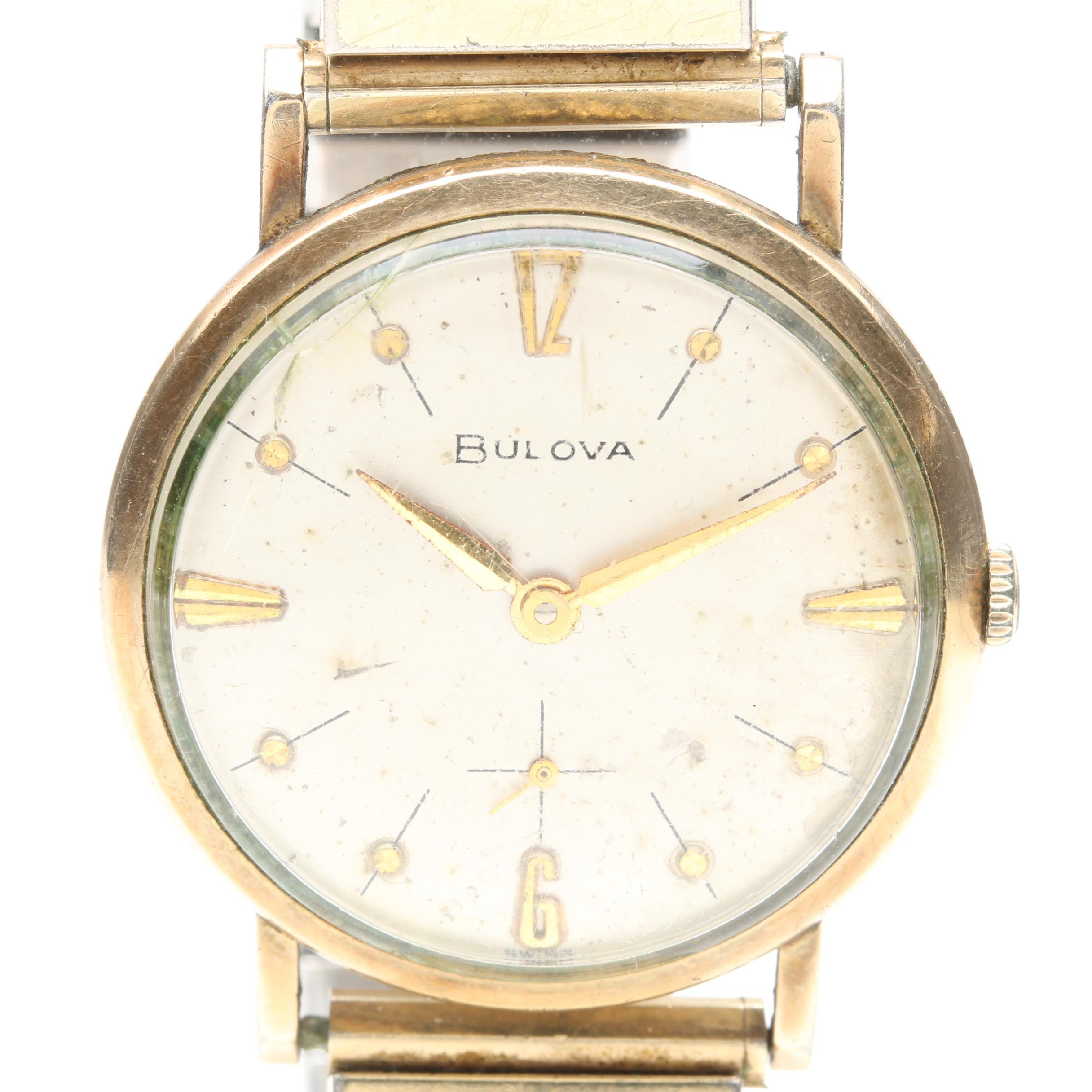 Vintage Bulova 10K Rolled Gold Plated Watch