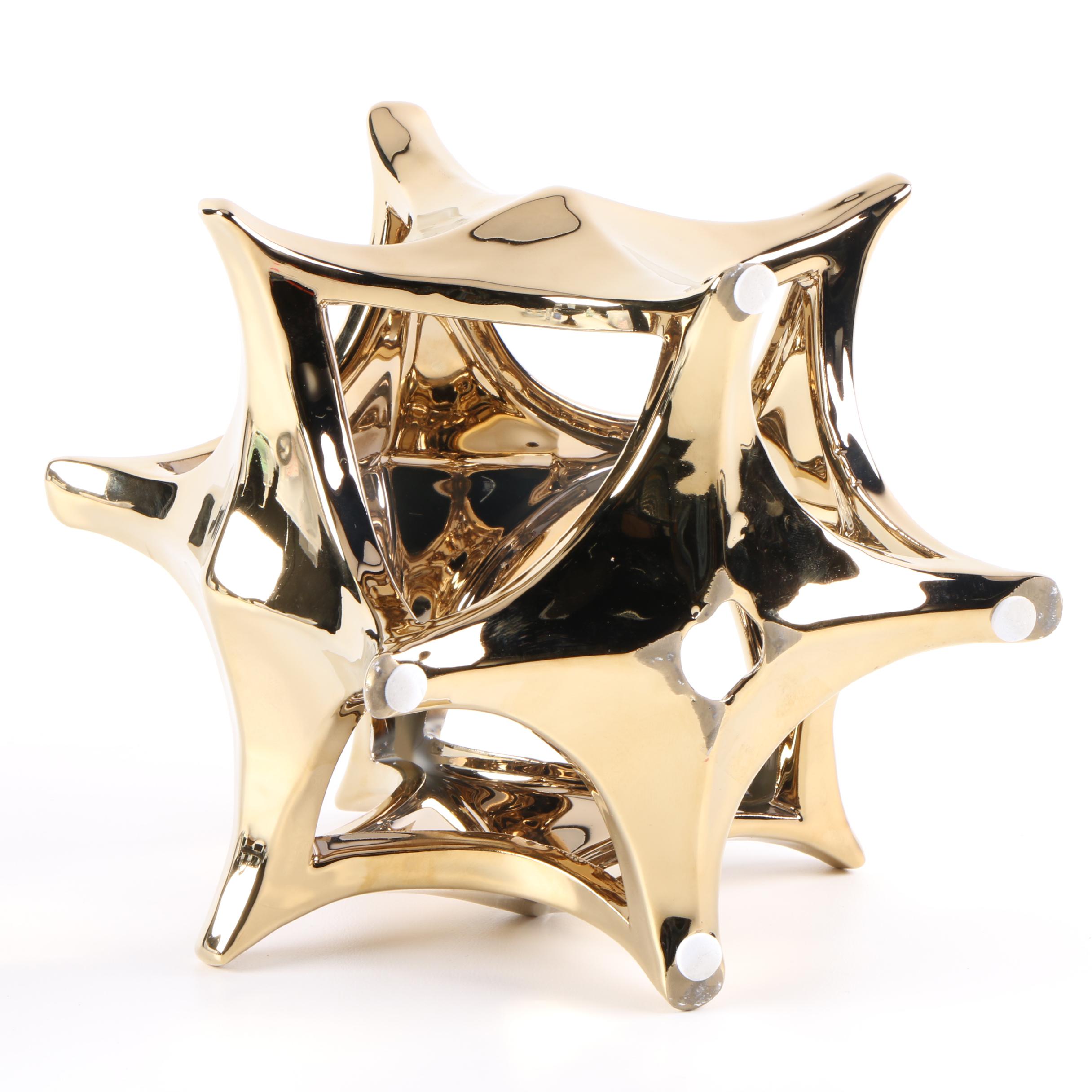 Bohemian Style Cased Glass Tumbler and Ash Receiver with Decorative Tableware