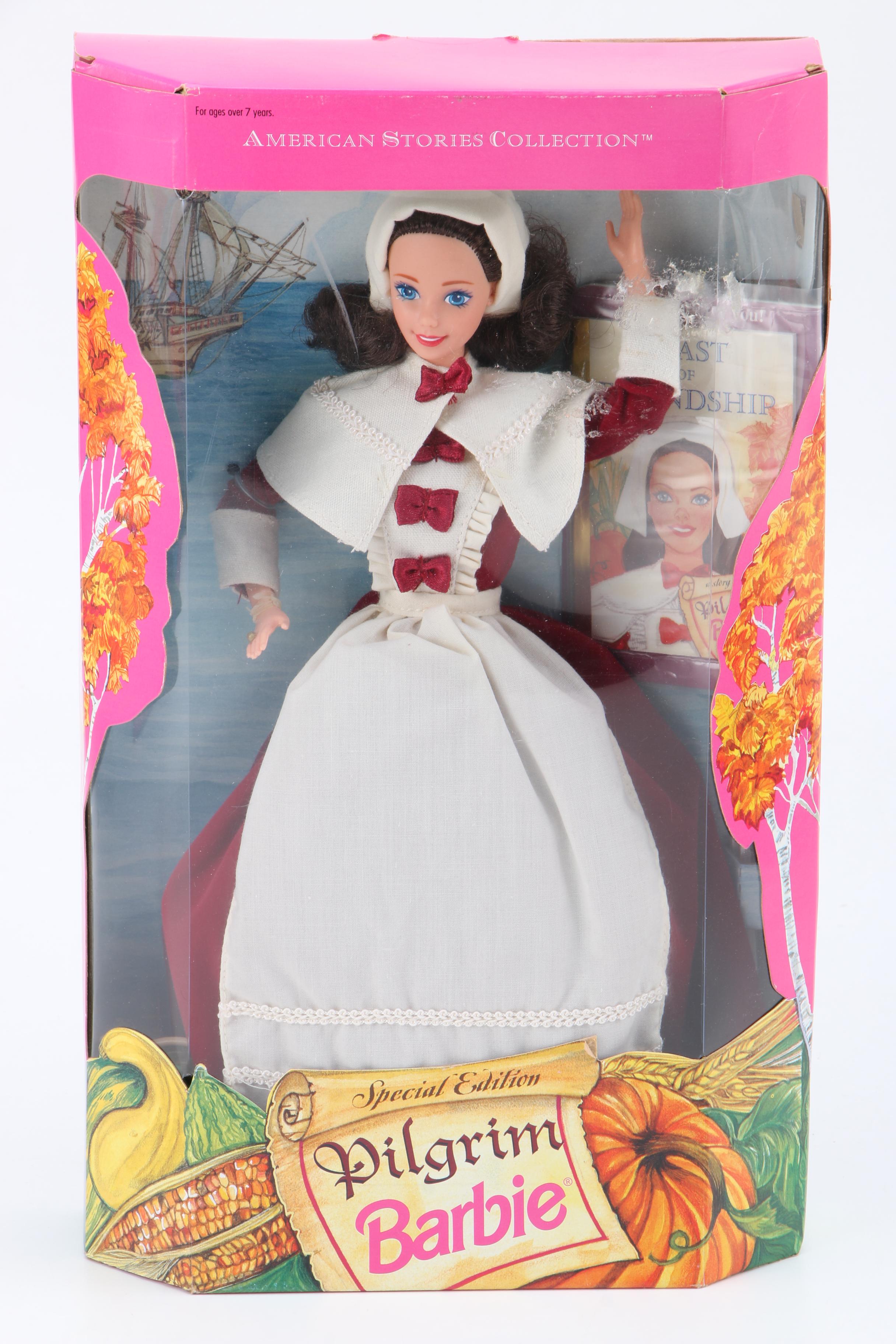 Barbie Doll Case and Barbie Dolls Including Sun Gold Malibu