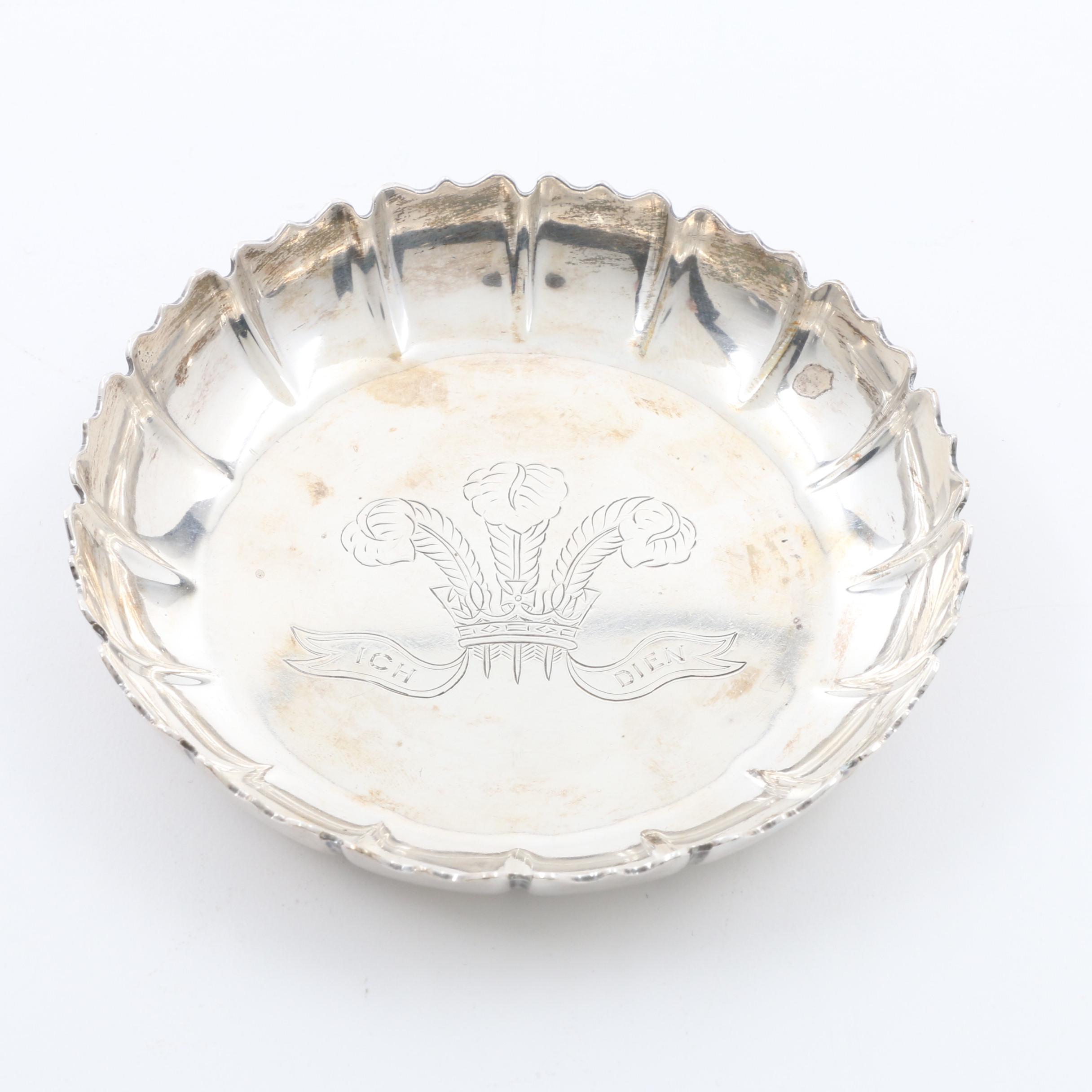 1981 Sterling Silver Commemorative Royal Wedding Dish