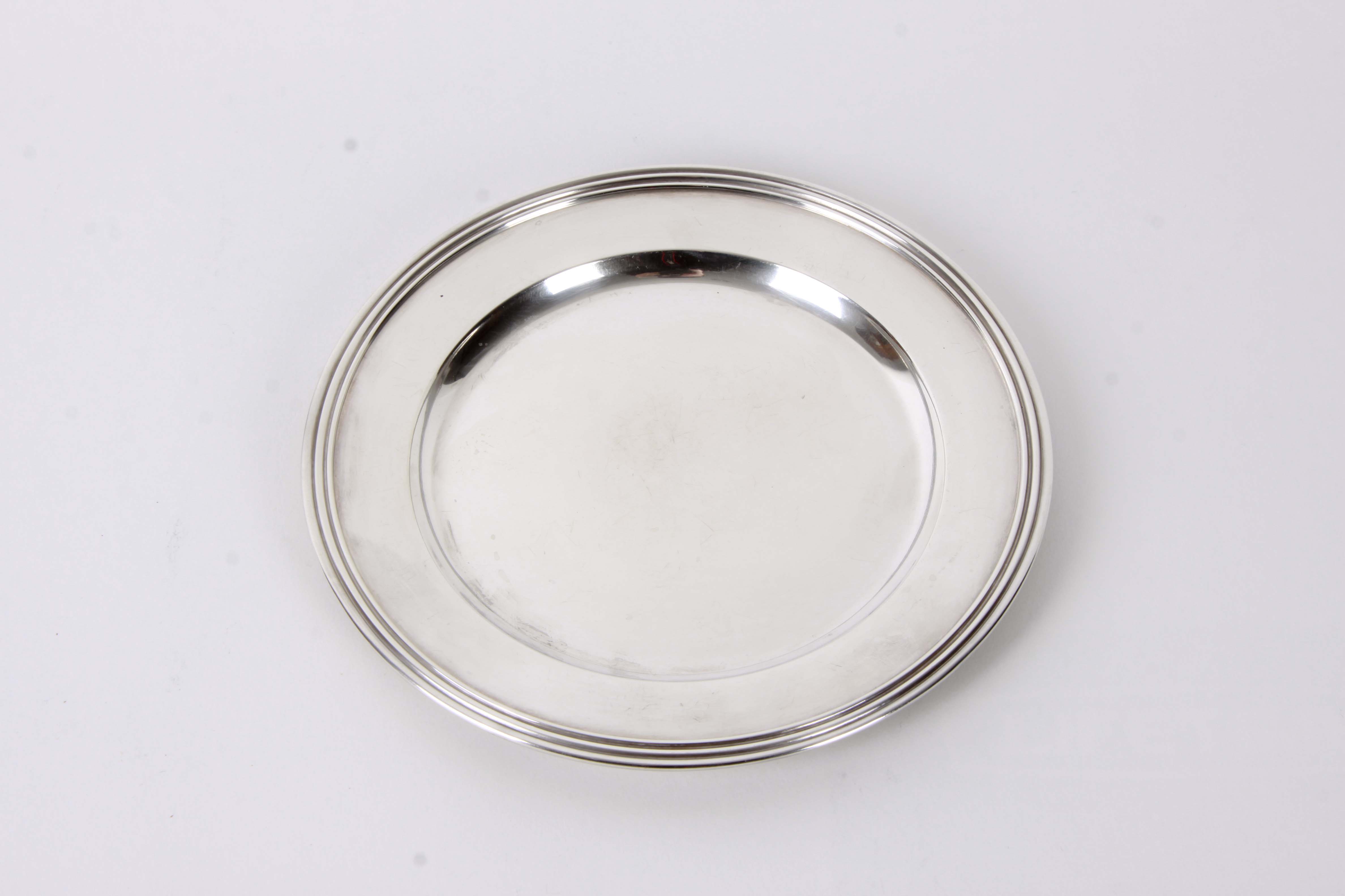EAM Sterling Silver Bread Plates