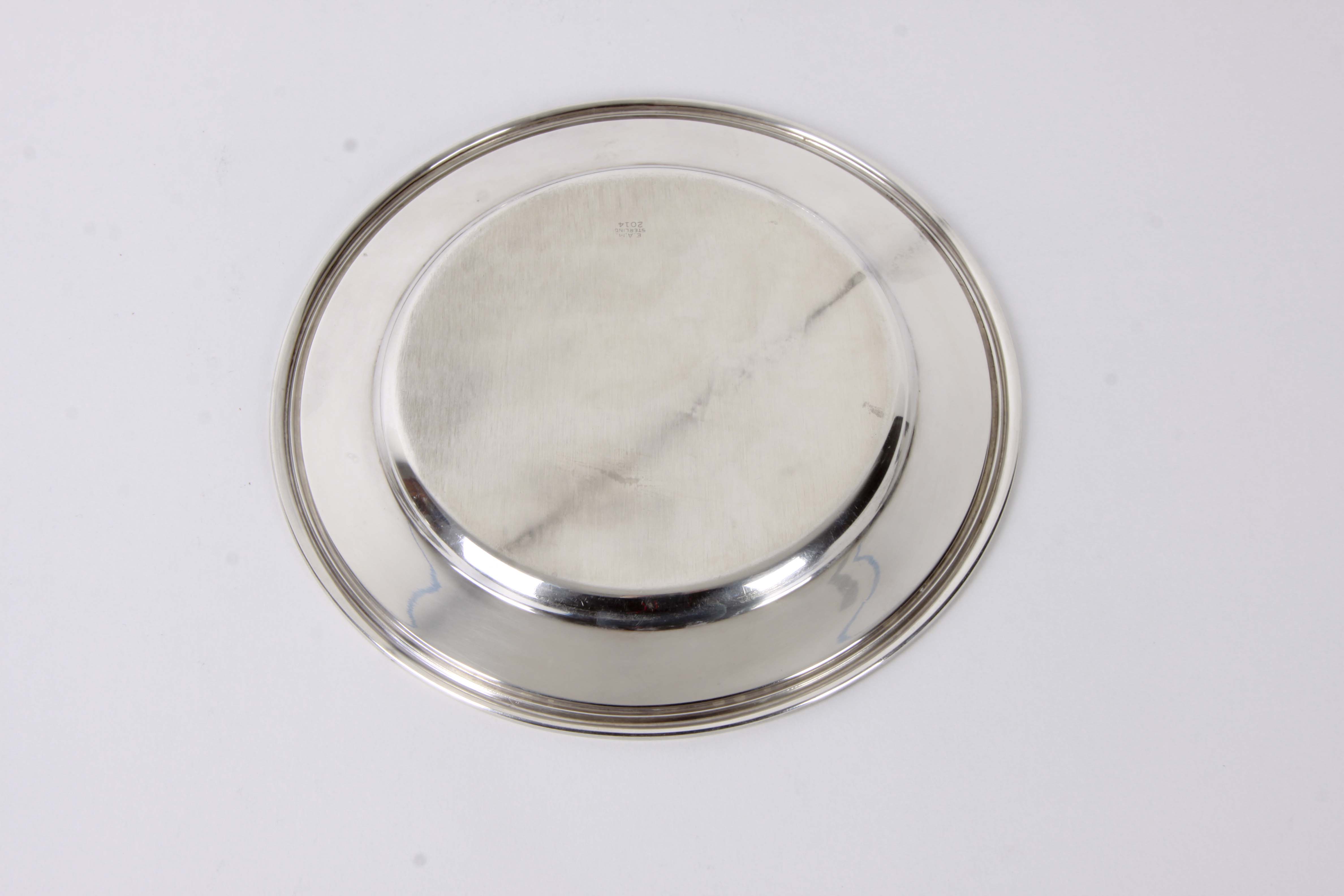 EAM Sterling Silver Bread Plates