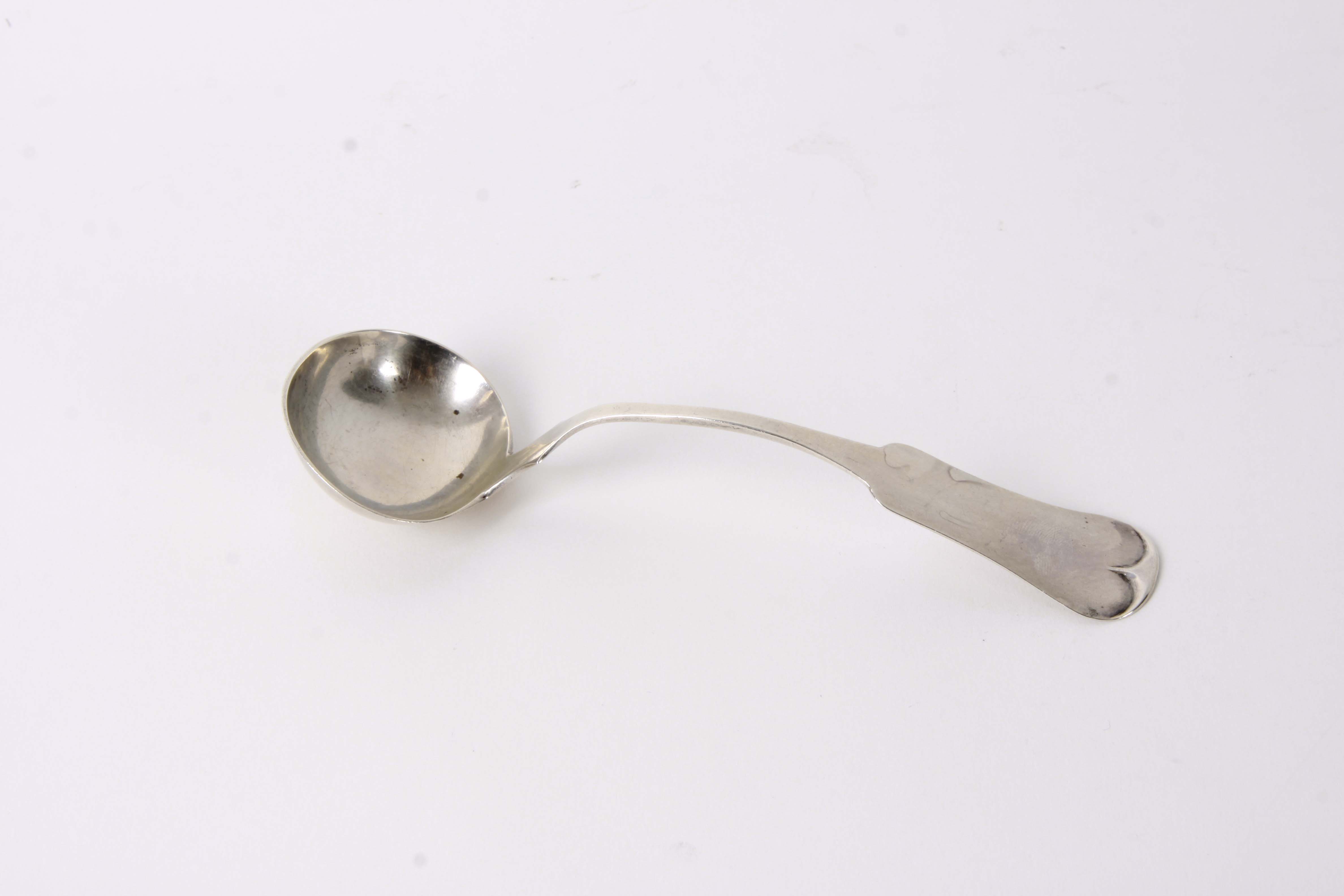 E & D Kinsey Coin Silver Ladle and Other American Sterling Silver Flatware