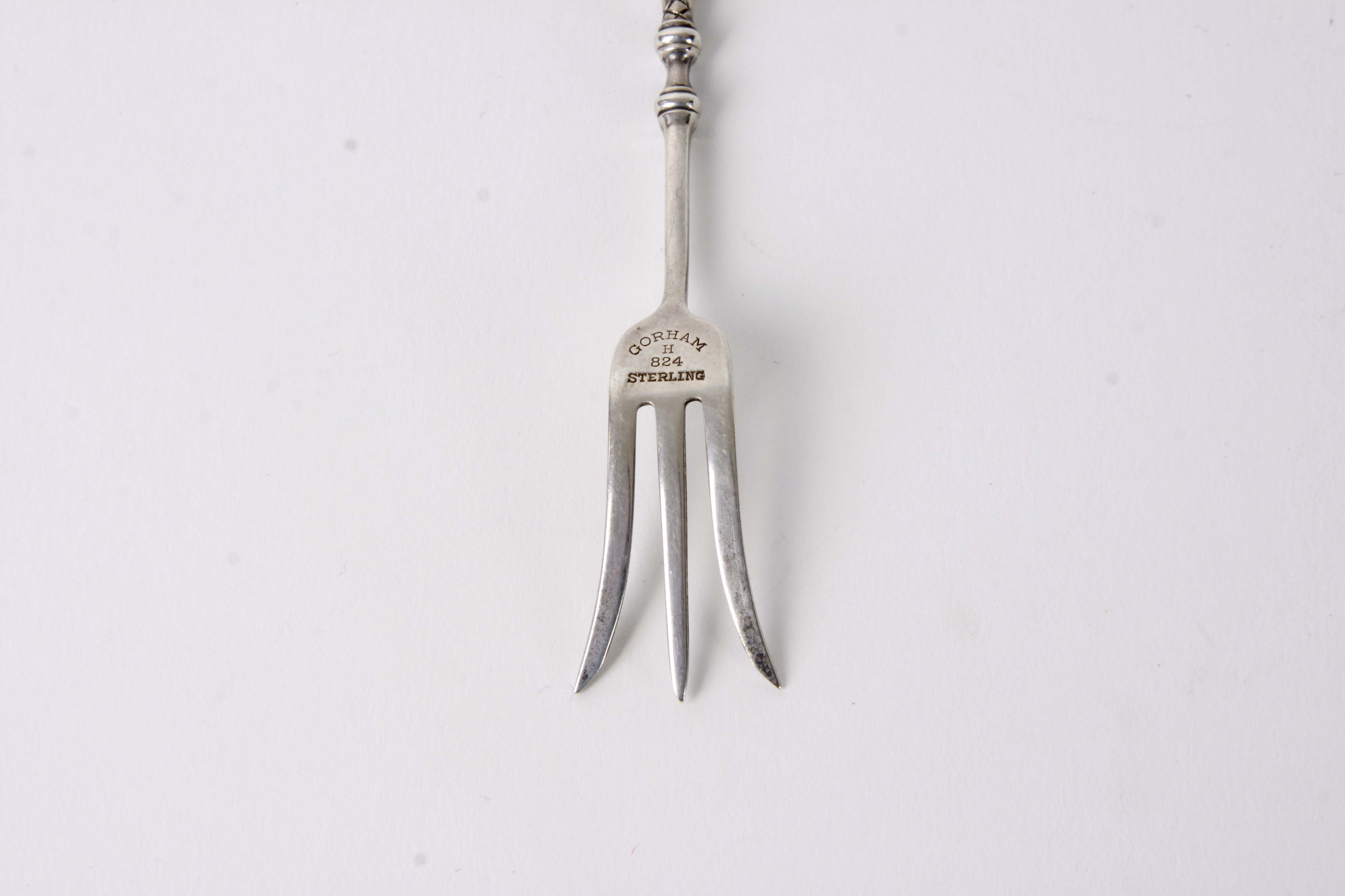 E & D Kinsey Coin Silver Ladle and Other American Sterling Silver Flatware