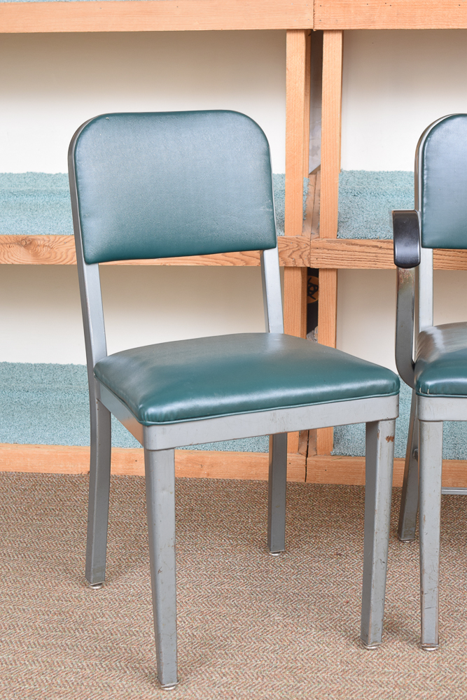 Vintage Metal Office Chairs by Royal Metal Manufacturing