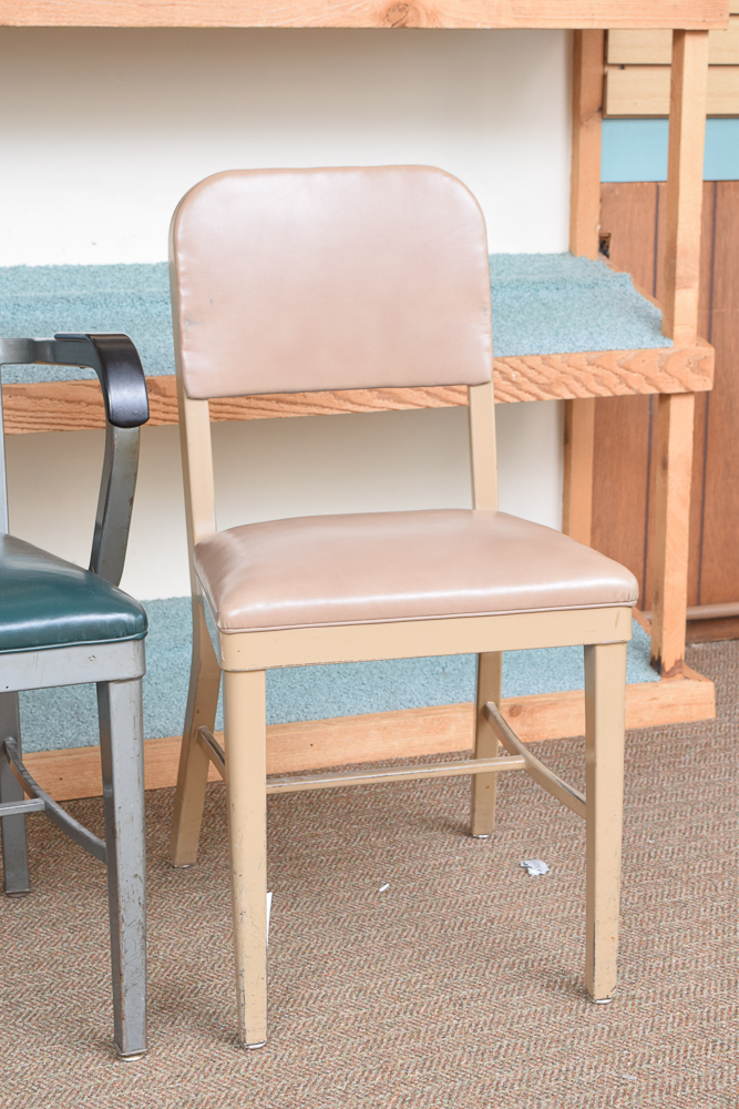 Vintage Metal Office Chairs by Royal Metal Manufacturing