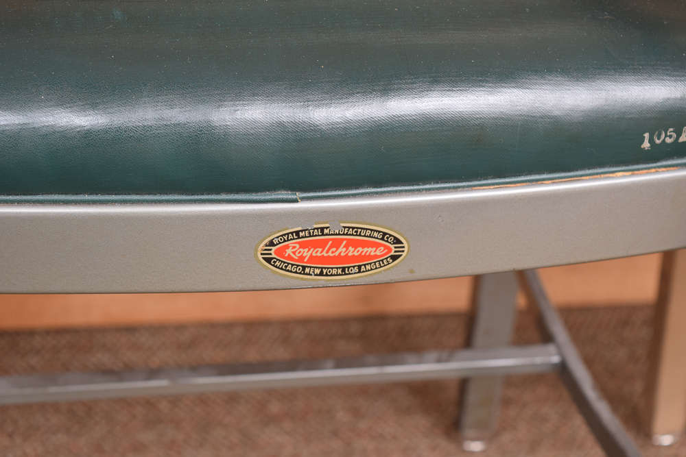 Vintage Metal Office Chairs by Royal Metal Manufacturing