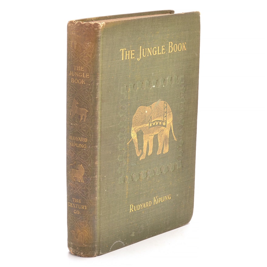 1894 First American Edition "The Jungle Book" by Rudyard Kipling