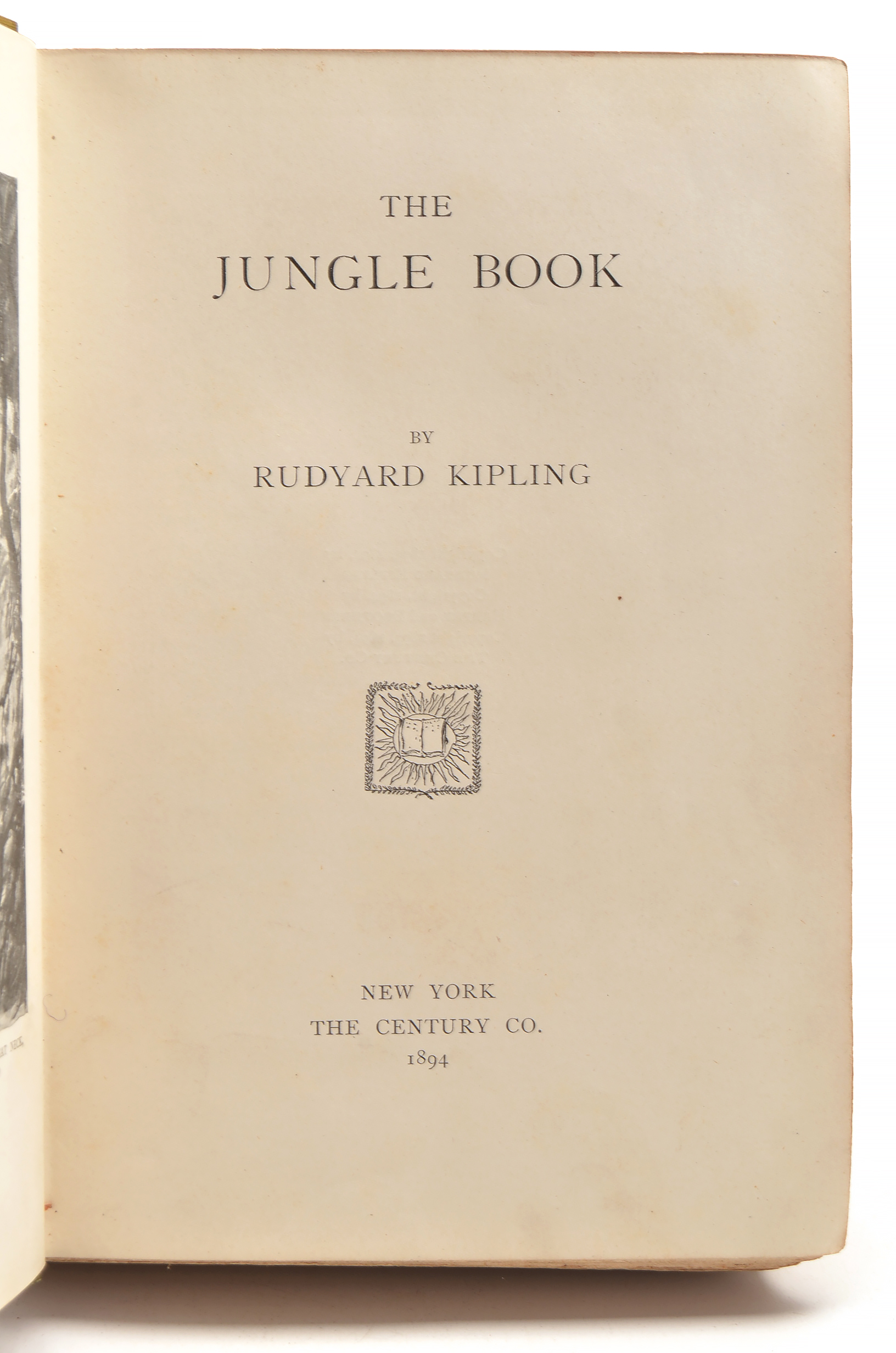 1894 First American Edition "The Jungle Book" by Rudyard Kipling