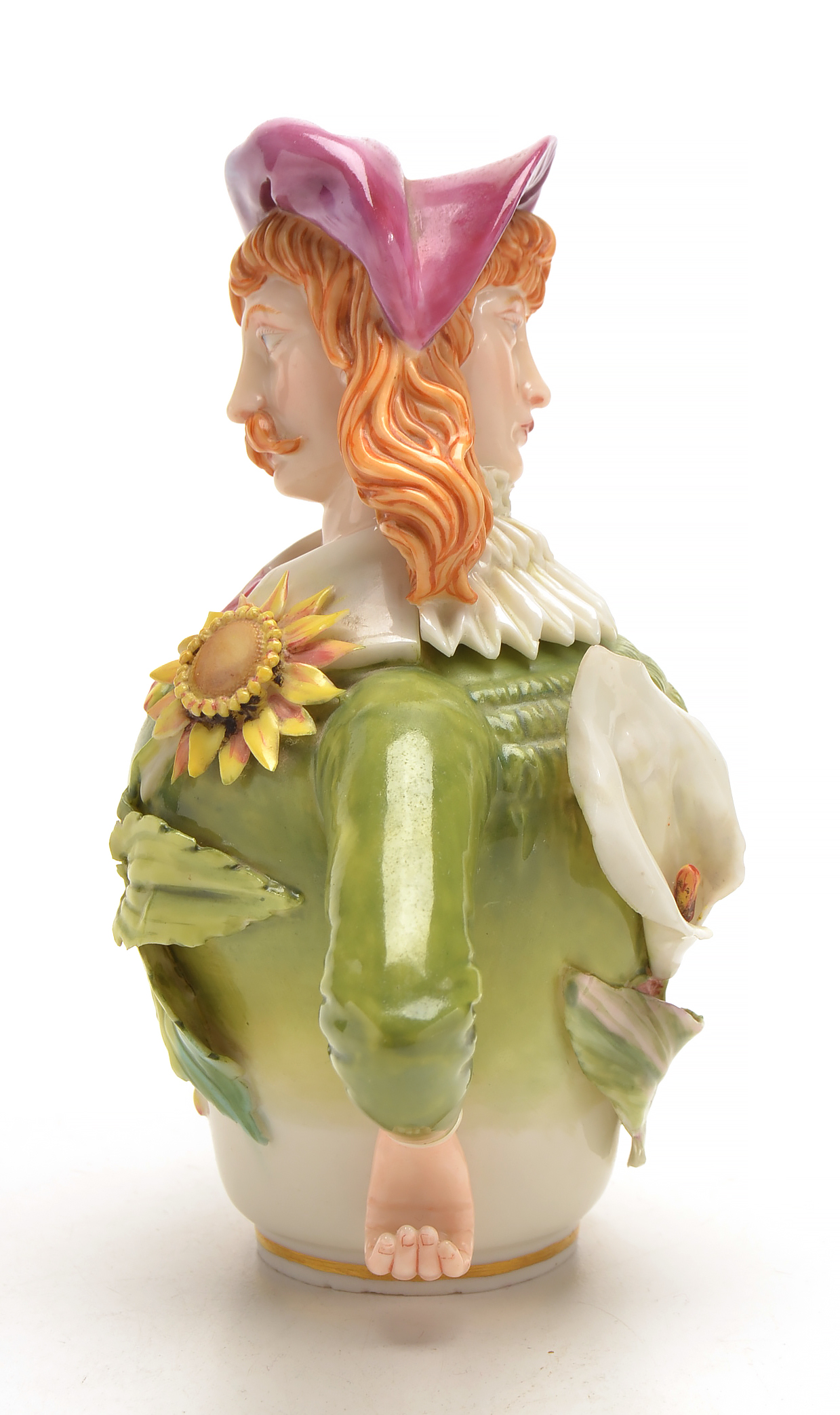 1882 Royal Worcester Aesthetic Movement Porcelain Teapot