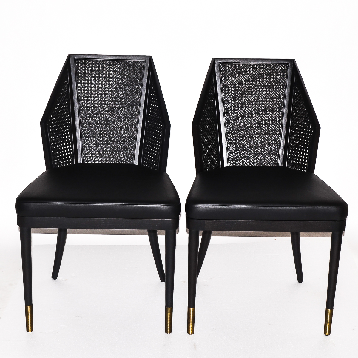 Contemporary "Milling Road" Cane Armchair by Baker