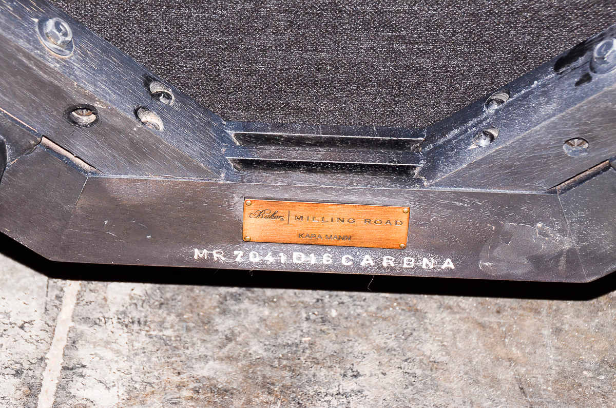 Contemporary "Milling Road" Cane Armchair by Baker