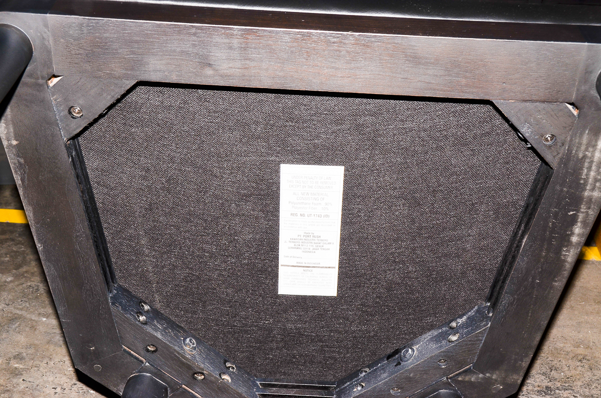 Contemporary "Milling Road" Cane Armchair by Baker