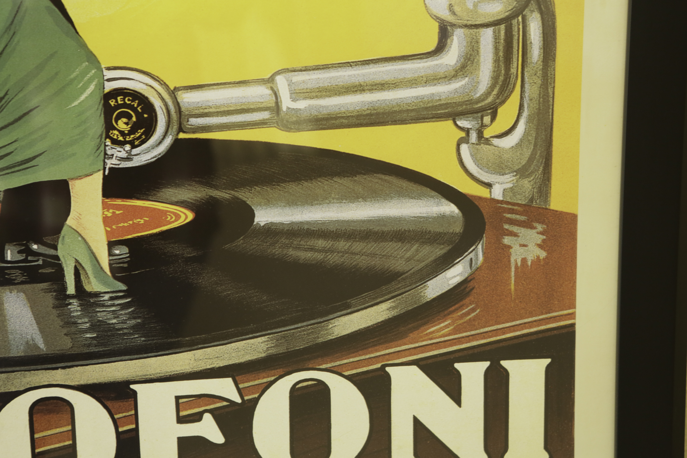 Columbia Records Italian "Grafofoni Columbia" Advertisement Print