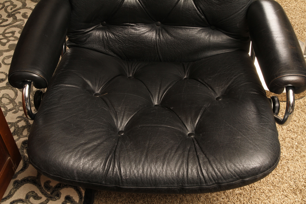 Ekornes Style Chair and Ottoman