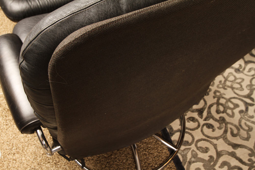 Ekornes Style Chair and Ottoman