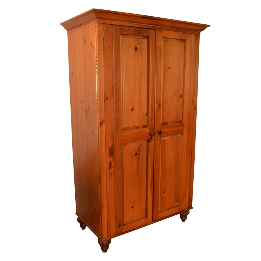 Converted Pine Entertainment Armoire