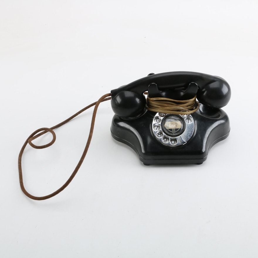 Vintage Kellogg Masterphone 925 Bakelite Telephone, circa 1945