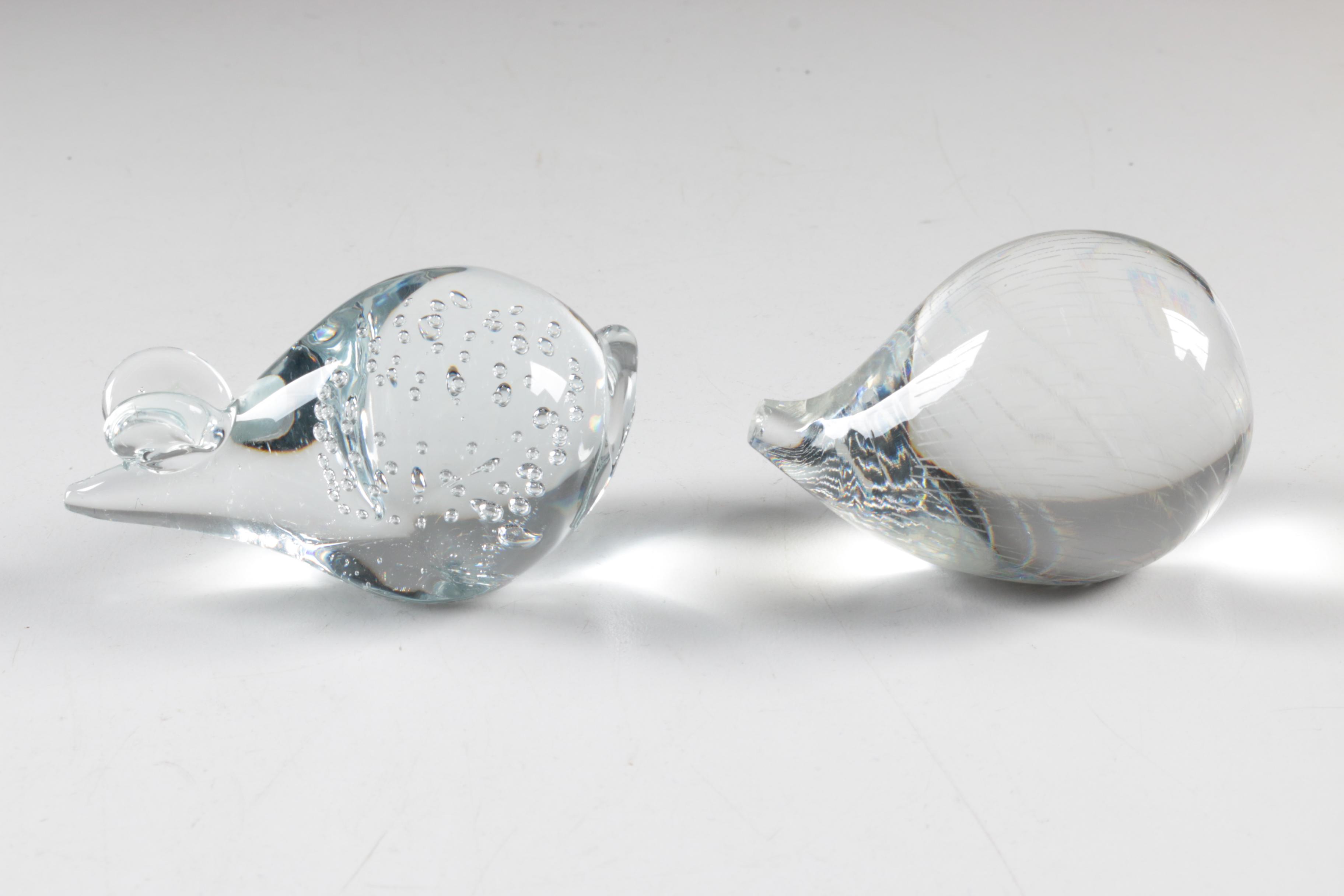 Glass Paperweights