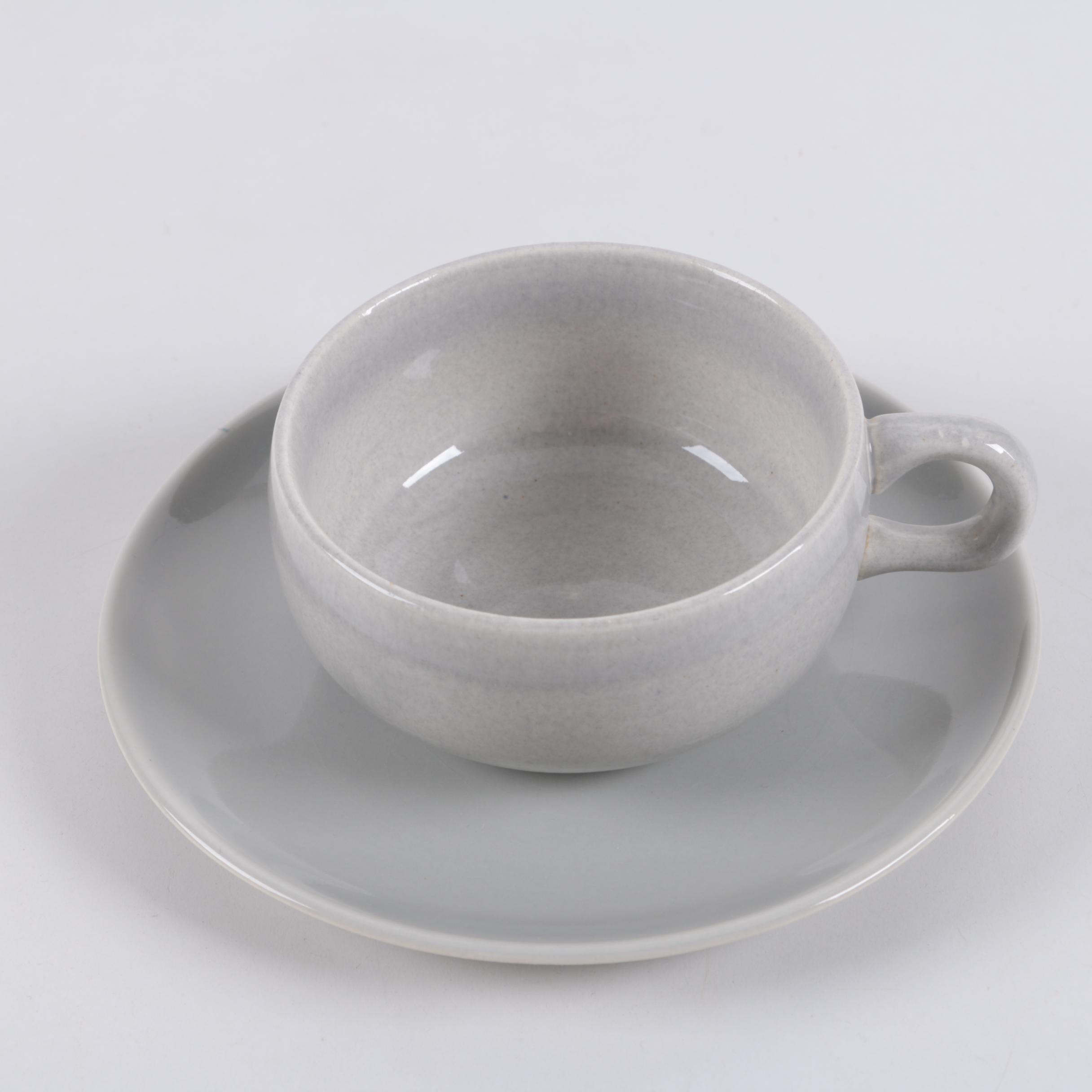 Vintage Universal "Ballerina" Colorful Pottery Dinnerware 1950s