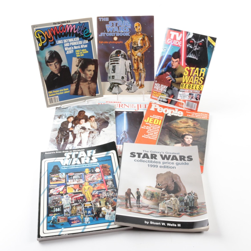 Vintage and Modern "Star Wars" Magazines, Records, Books and Other Collectibles