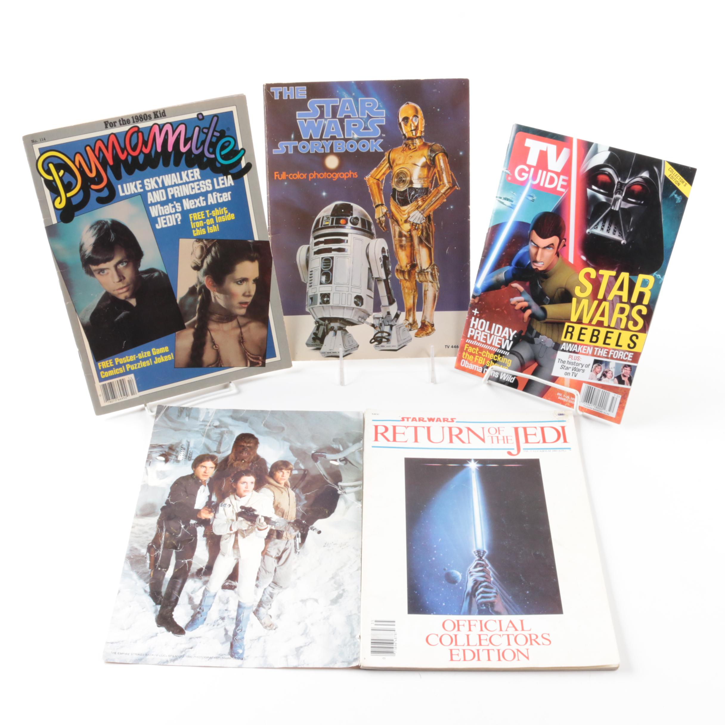 Vintage and Modern "Star Wars" Magazines, Records, Books and Other Collectibles
