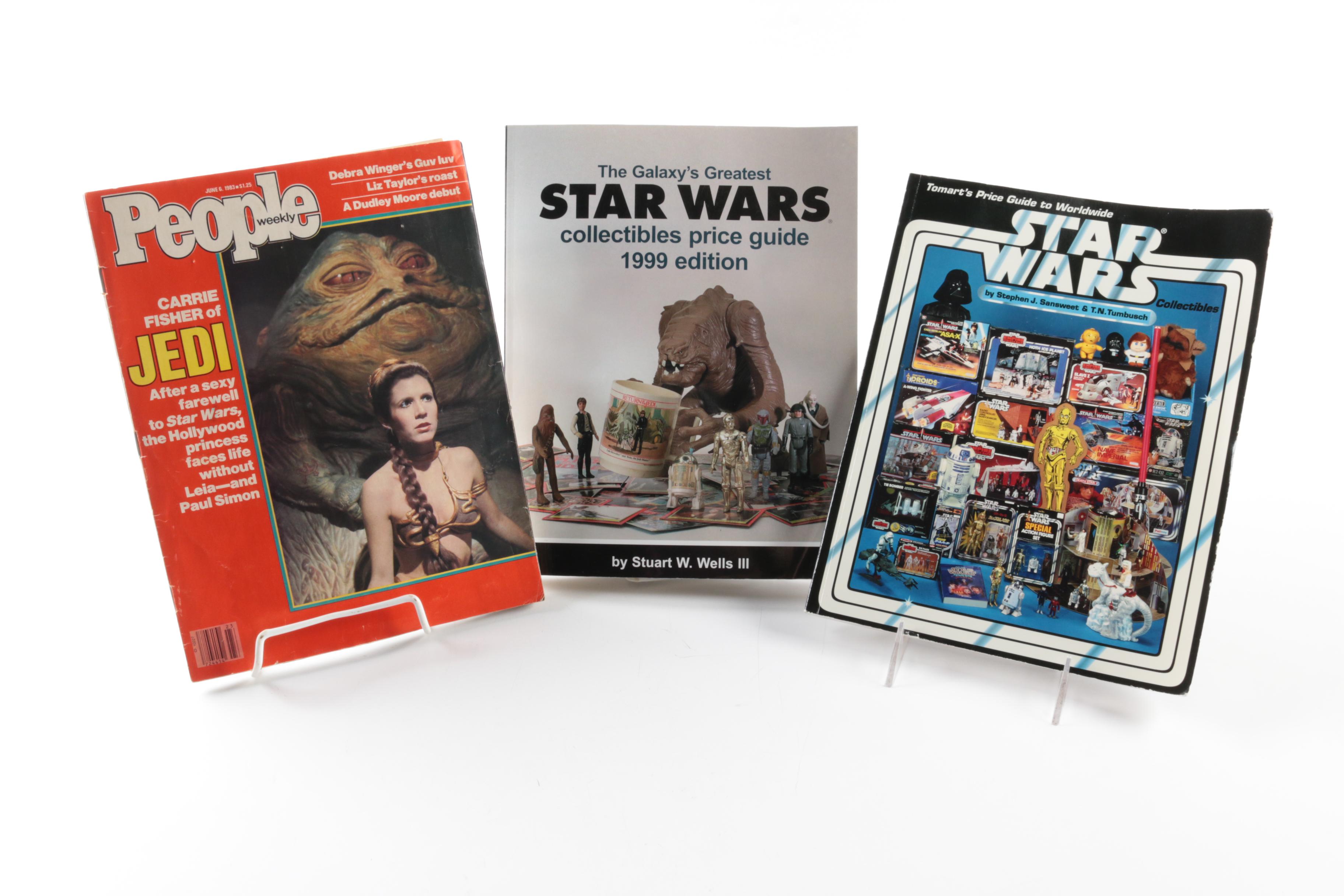 Vintage and Modern "Star Wars" Magazines, Records, Books and Other Collectibles